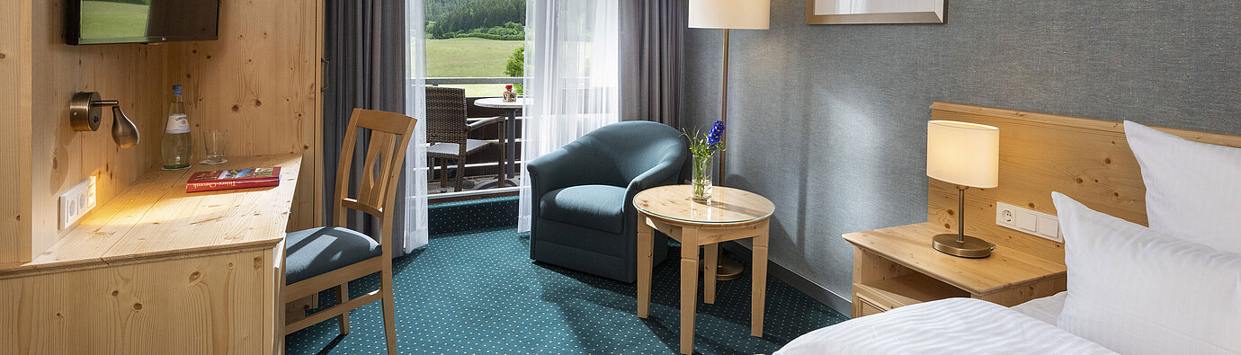 Comfort room Double room with balcony at Maritim TitiseeHotel and green view