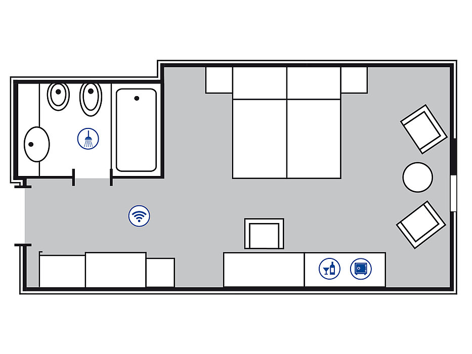 Room floor plan | Maritim 