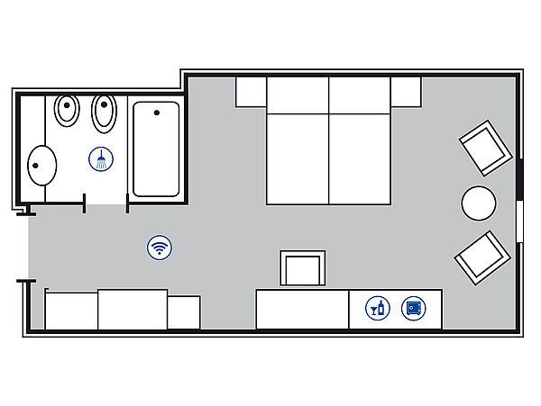 Room floor plan | Maritim 