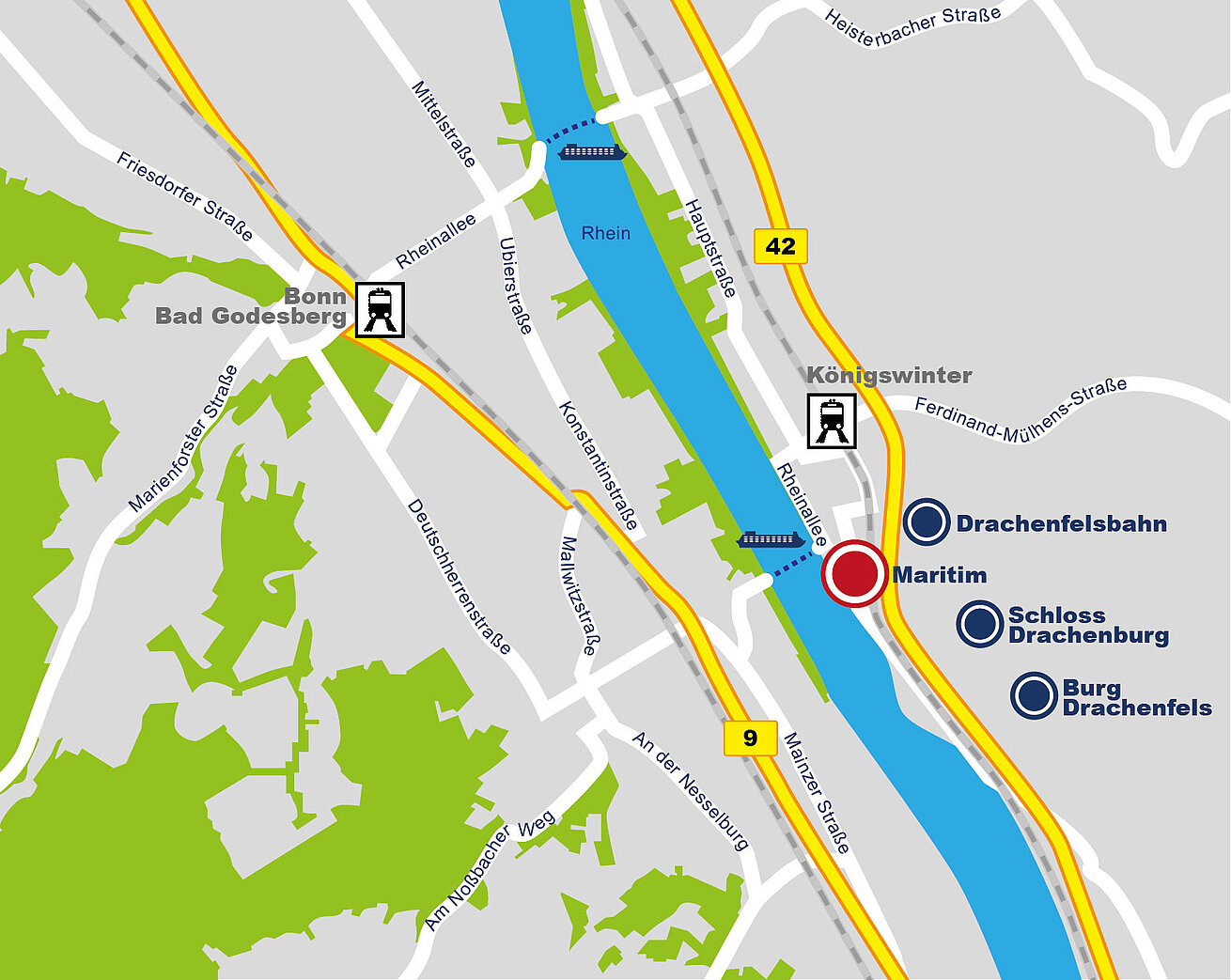 Roadmap Maritim Hotel Königswinter